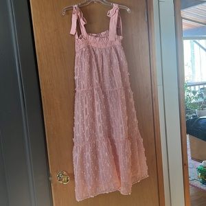 Aura Pink Shift Dress